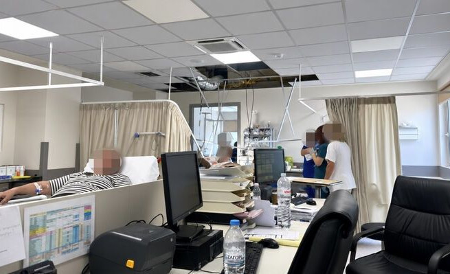 Οι Ιατροί του Νοσοκομείου Κορίνθου πέρνουν θέση για το θέμα της κατάρρευσης τμήματος της οροφής του νέου ΤΕΠ Κορίνθου