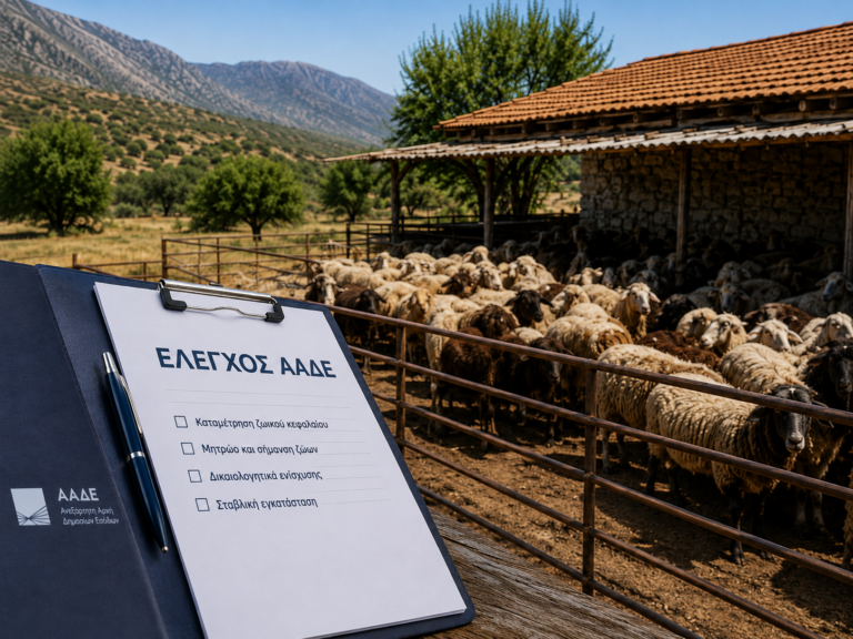 Μαζικός έλεγχος σε 195 κτηνοτρόφους στην Κρήτη – Παραβάσεις και απώλεια επιδοτήσεων