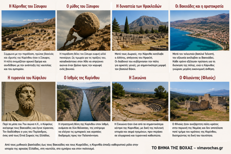 Τα βασίλεια και οι ηγεμόνες της αρχαίας Κορινθίας