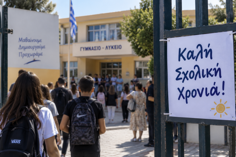 Κορινθία: Αύριο το πρώτο κουδούνι στα σχολεία – Τι πρέπει να γνωρίζουν γονείς και μαθητές